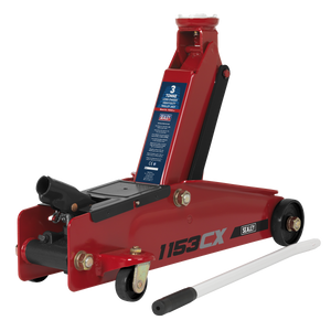 Long Reach Heavy-Duty Trolley Jack 3 Tonne Long Reach Heavy-Duty Trolley Jack 3 Tonne