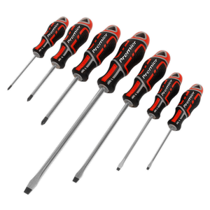 Premier GripMAX® Screwdriver Set 7pc - Red Premier GripMAX® Screwdriver Set 7pc - Red