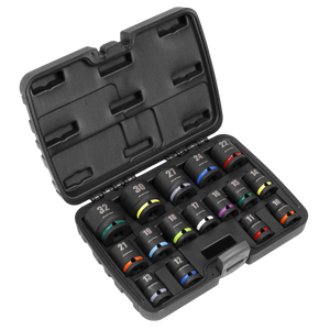 Premier Impact Socket Set 1/2"Sq Drive 16pc Premier Impact Socket Set 1/2"Sq Drive 16pc
