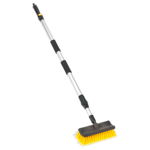 Large Angled Flo-Thru Brush with 1.7m Telescopic Handle Large Angled Flo-Thru Brush with 1.7m Telescopic Handle