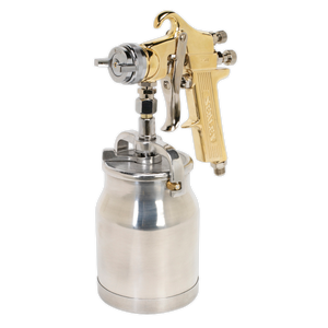 Workshop Gold Series Suction Feed Spray Gun 1.8mm Set-Up Workshop Gold Series Suction Feed Spray Gun 1.8mm Set-Up