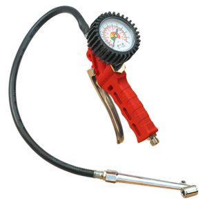Tyre Inflator with Twin Push-On Connector Tyre Inflator with Twin Push-On Connector