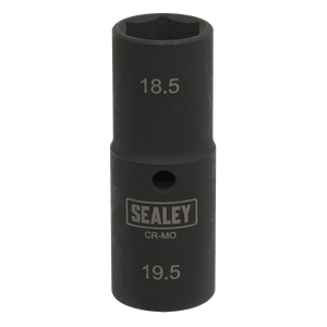 Double Ended Impact Socket 1/2"Sq Drive 18.5-19.5mm Double Ended Impact Socket 1/2"Sq Drive 18.5-19.5mm
