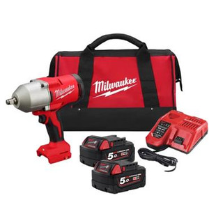 M18BLHIWF12-502B 18V Brushless 1/2" Impact Wrench In Kitbag (2x5Ah) M18BLHIWF12-502B 18V Brushless 1/2" Impact Wrench In Kitbag (2x5Ah)