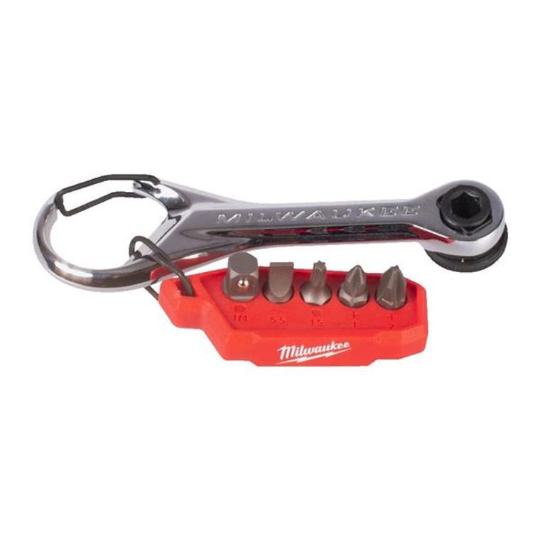 MILWAUKEE 4932498792 7-in-1 Multi-Bit Mini Ratchet | Buy Online at Munsterauto.ie