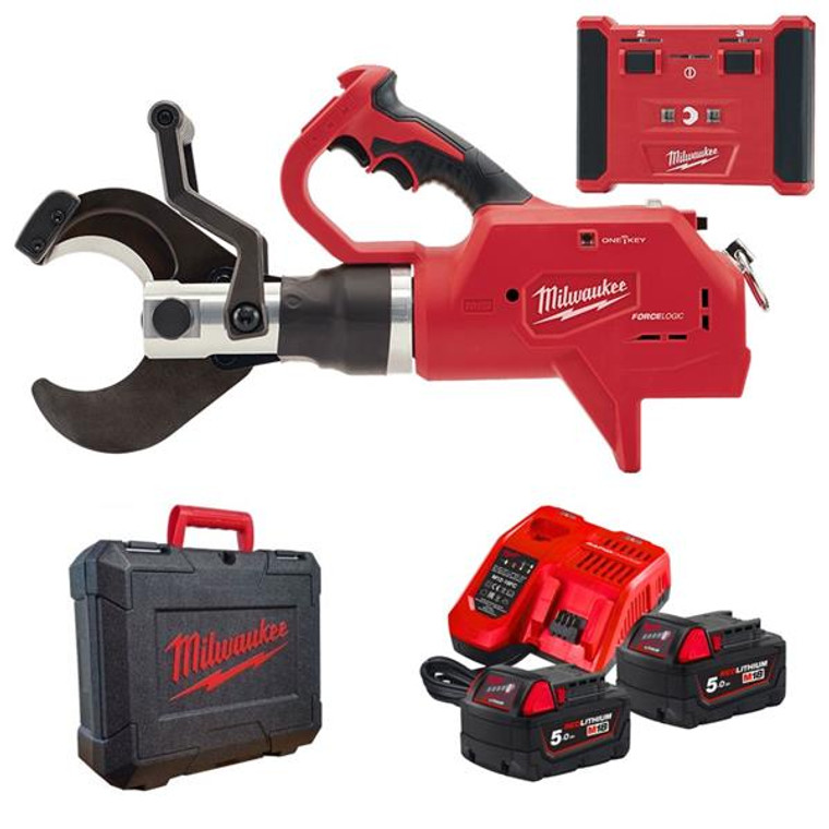 MILWAUKEE M18HCC75R-502C 75mm Hydraulic Cable Cutter | Buy Online at Munsterauto.ie