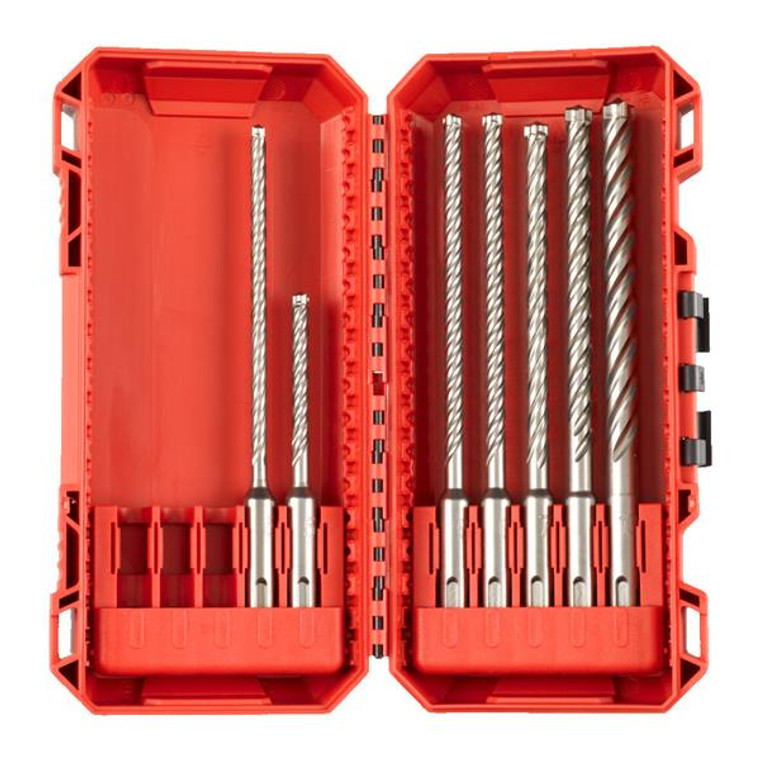 MILWAUKEE MX4 4-Cut SDS+ Drill Bit Set 7 Pcs | Buy Online at Munsterauto.ie