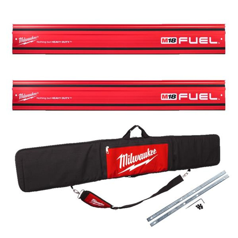 MILWAUKEE Guide Rail Kit 1400mm 2 x Rails, Bag, Joining Bars | Buy Online at Munsterauto.ie