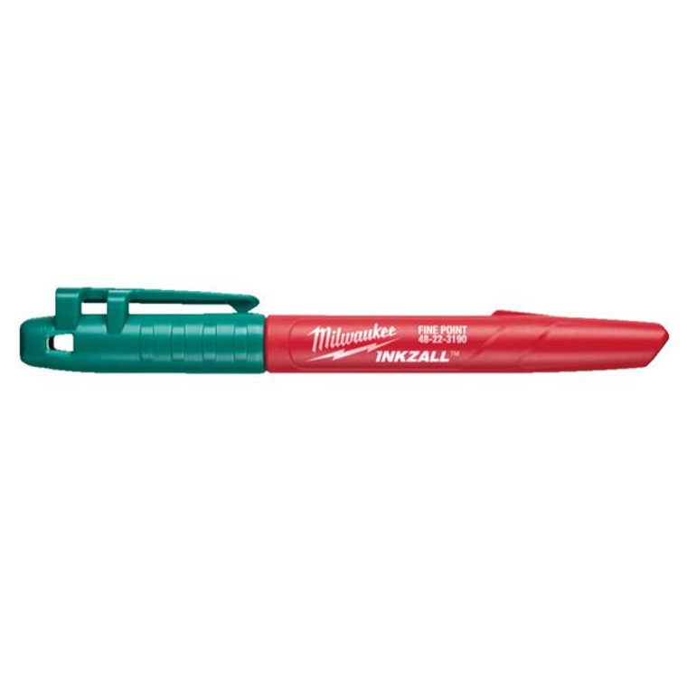 MILWAUKEE INKZALL Fine Point Green Marker 4932492127 | Buy Online at Munsterauto.ie