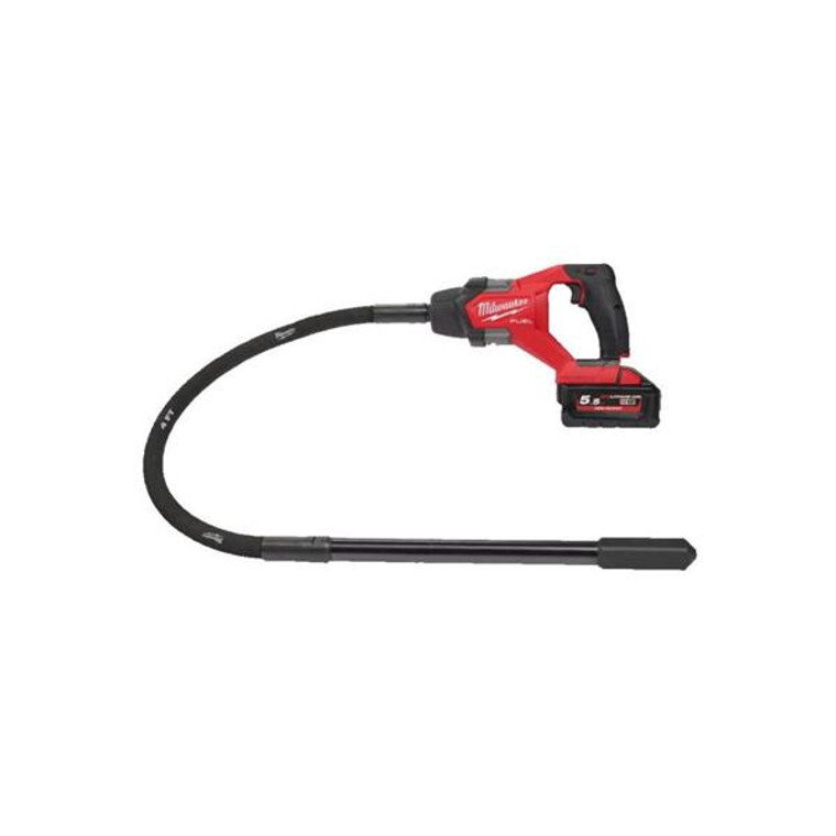 Milwaukee M18FCVN12-551 Concrete Vibrator 1.2m 1x5.5Ah | Buy Online at Munsterauto.ie