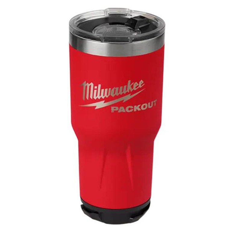MILWAUKEE Packout Tumbler 887ml Red | Buy Online at Munsterauto.ie