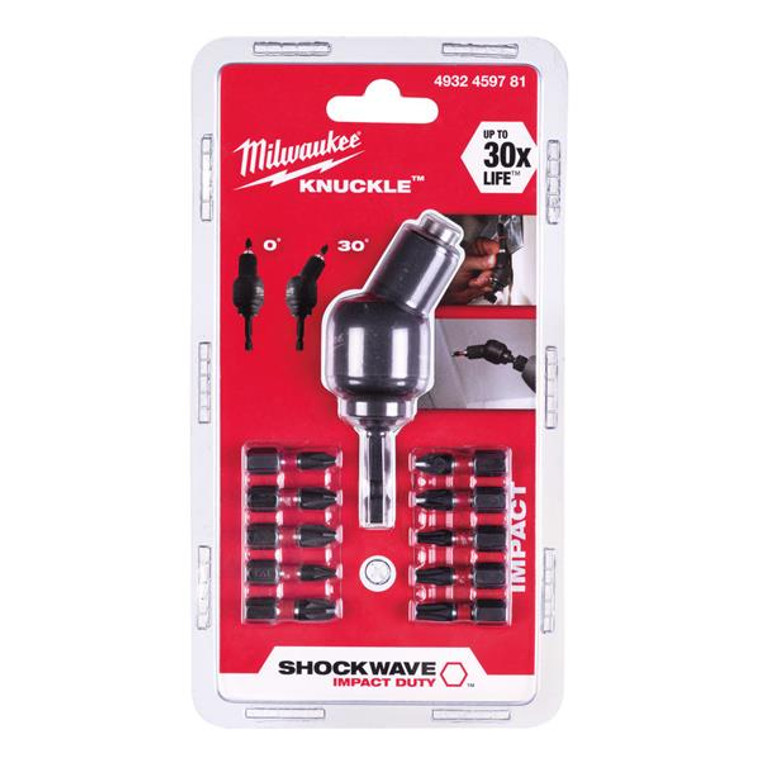 MILWAUKEE 4932459781 11 Piece Shockwave Knuckle Offset Attachment | Buy Online at Munsterauto.ie