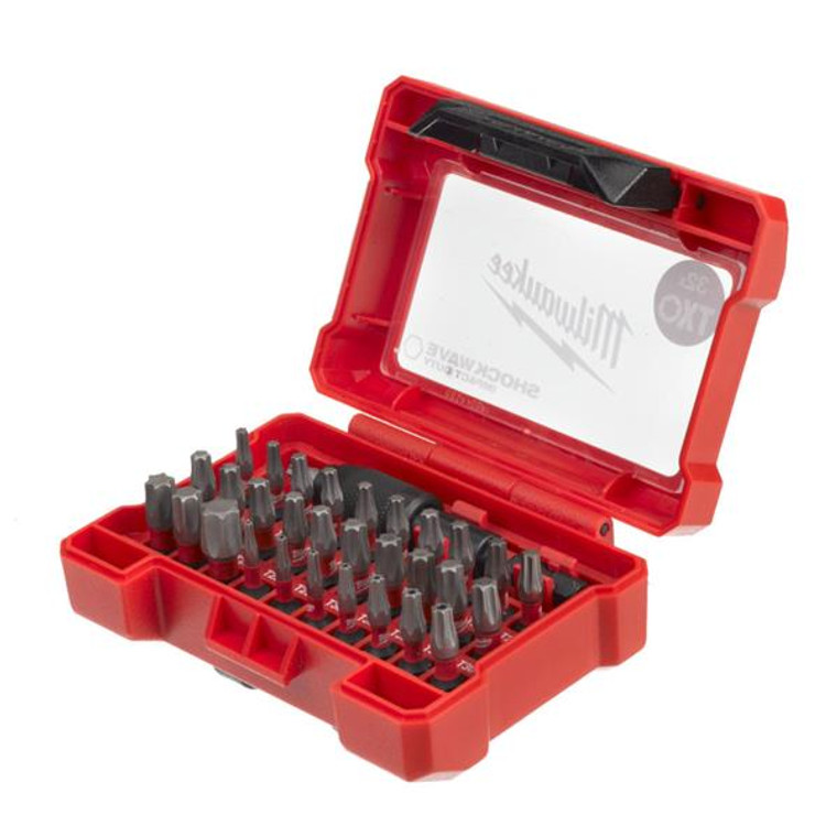 MILWAUKEE SHOCKWAVE Impact Duty Bit CD Torx Set 32pc | Buy Online at Munsterauto.ie