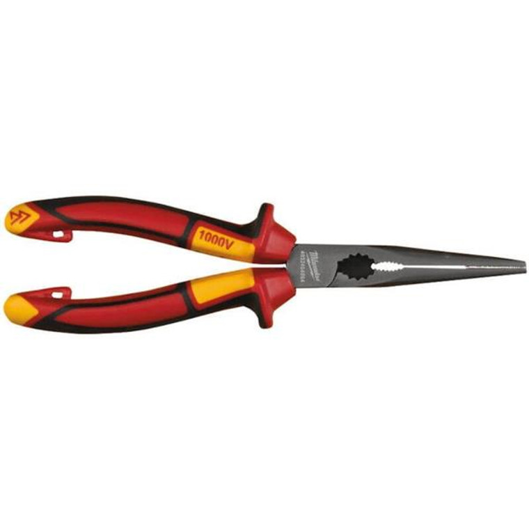 Milwaukee 4932464564 205mm VDE Long Round Nose Pliers | Buy Online at Munsterauto.ie