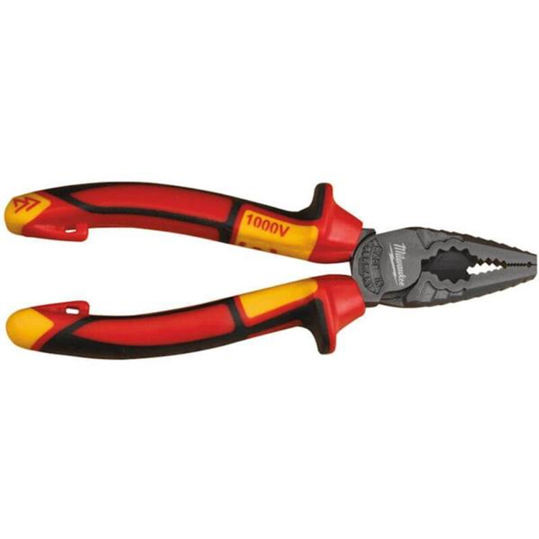Milwaukee 165mm VDE Combination Pliers | Buy Online at Munsterauto.ie
