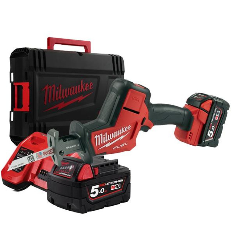 MILWAUKEE M18 FUEL Hackzall 2x5Ah 2pc | Buy Online at Munsterauto.ie