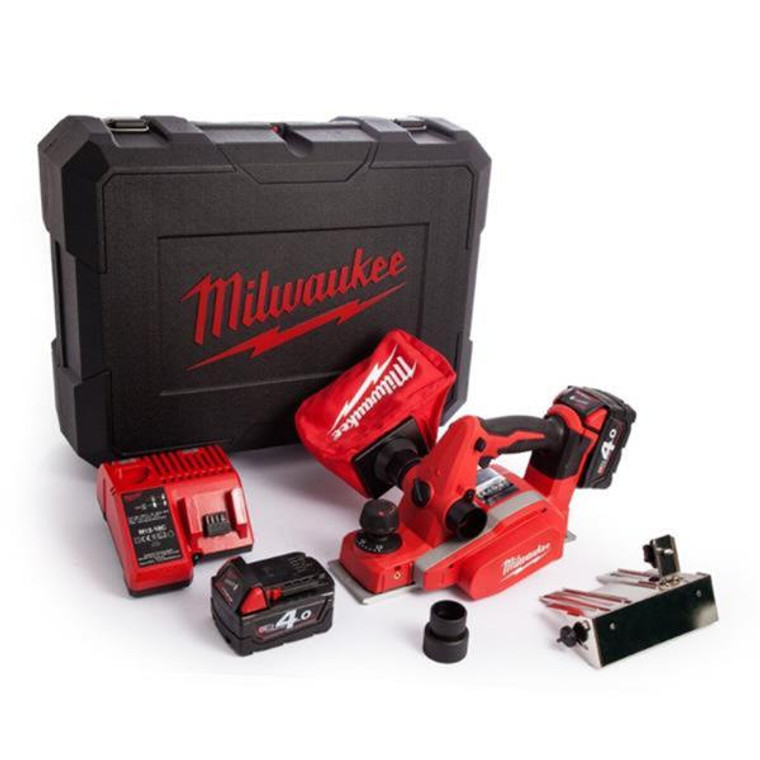 MILWAUKEE M18BP-402C 82mm Planer 2x4Ah | Buy Online at Munsterauto.ie