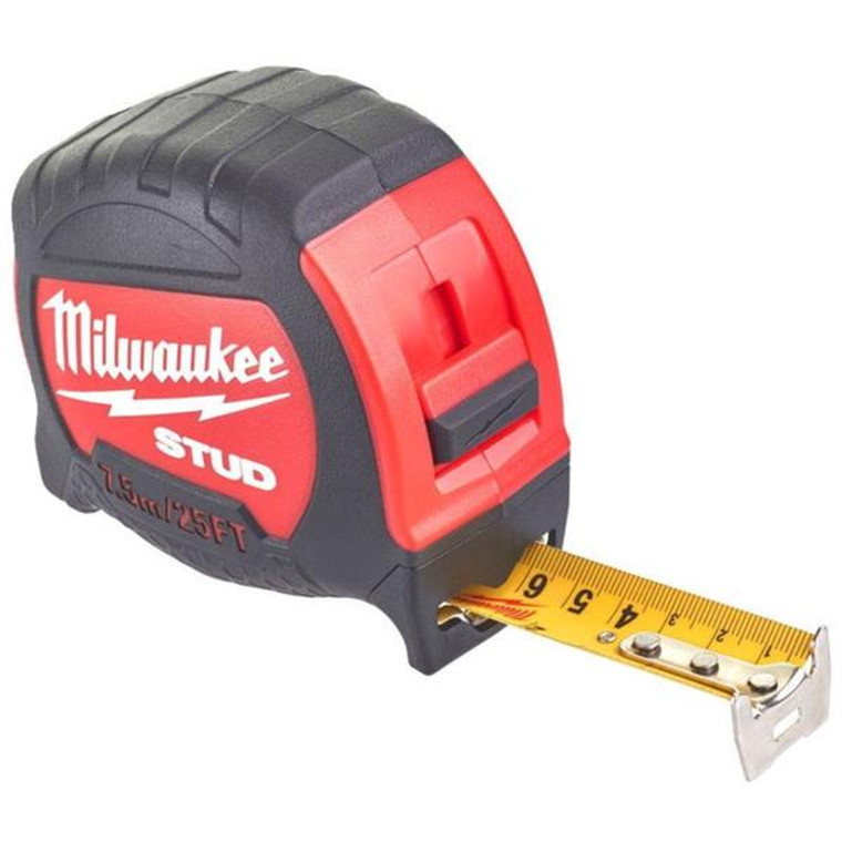Milwaukee 48229926 7.5M/25ft Tape Measure | Buy Online at Munsterauto.ie