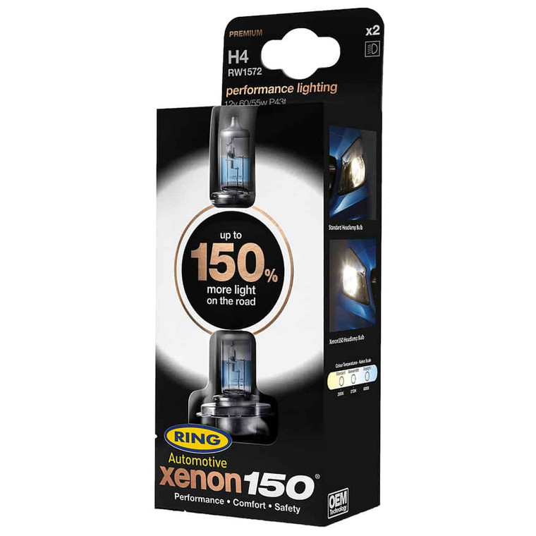 RING 12V 60/55W H4 P43T XENON150 HALOGEN