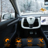 Model 3/Y Carbon Fiber Steering Wheel Image 8