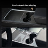 Model 3/Y Real Carbon Fiber Center Console Trim Panel Cover Image 2