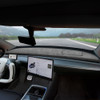 Tesla Model Y/3 Dash Mat Cover with Alcantara Leather Image 4