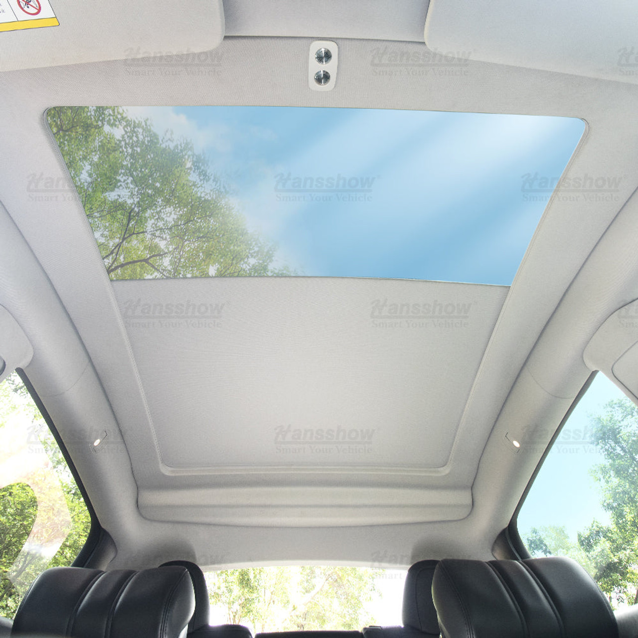 Model Y Integrated Electric Retractable Glass Roof Sunshade.