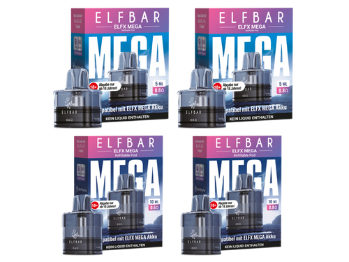 Elfbar ELFX Mega Pod Ersatzpod für ELFX Mega Pod Kit von ELFBAR kaufen bei Vape-Bar.de