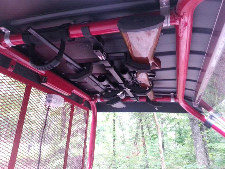 Big Sky Racks SBR-1G-UTV Single Gun UTV Skybar Telescoping Truck Rack
