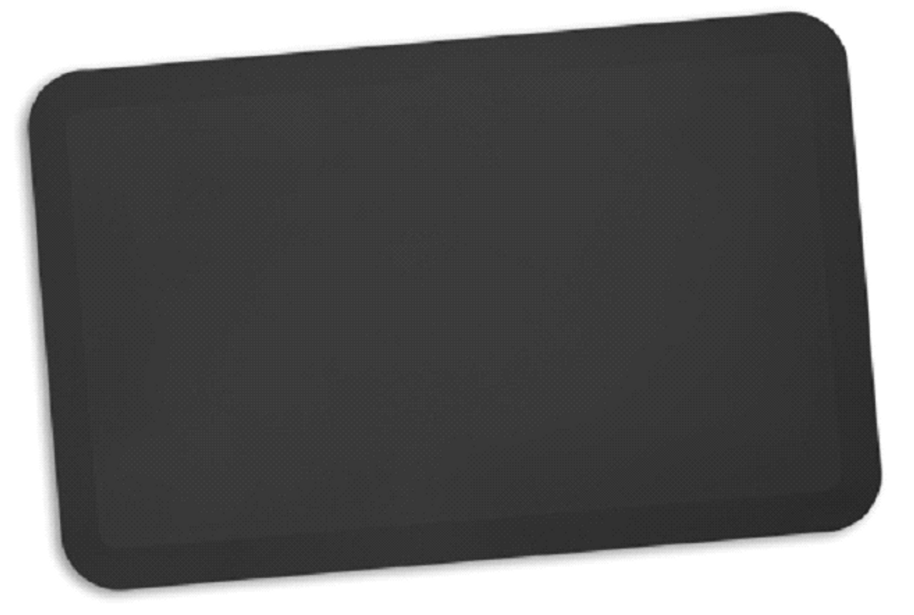 Let's Gel Eco-Pro Continuous Comfort Anti-Fatigue Black Floor Mats 36 Wide