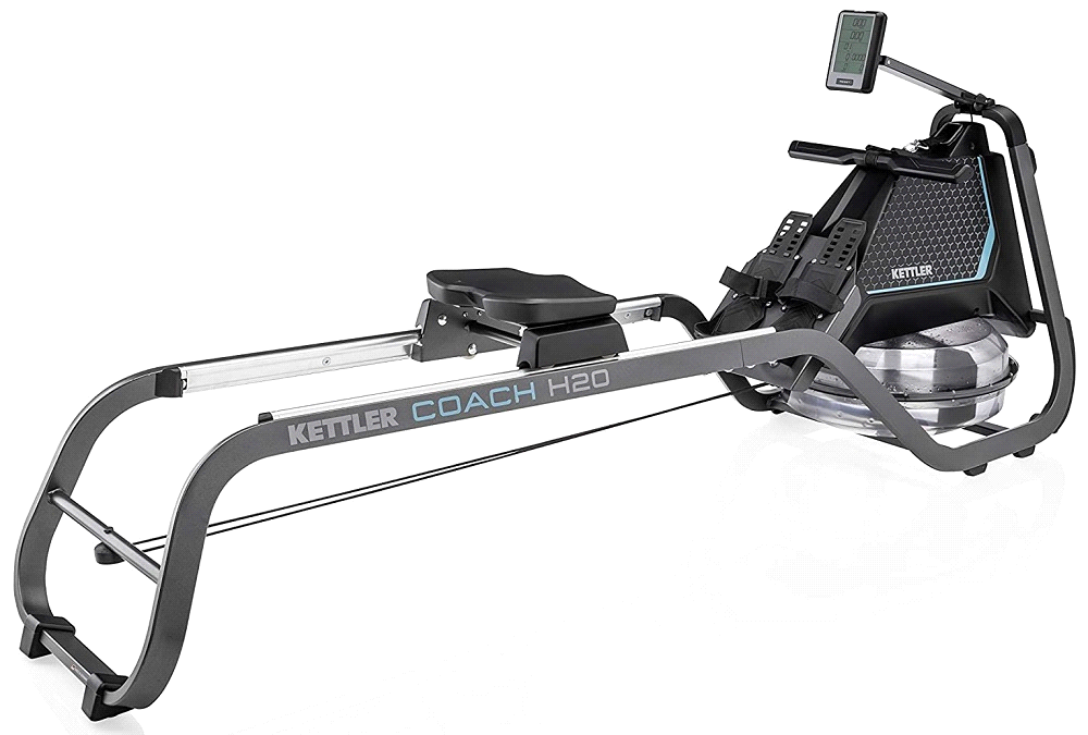 Kettler COACH H20 7975500 Full Body Compact Rowing Machine