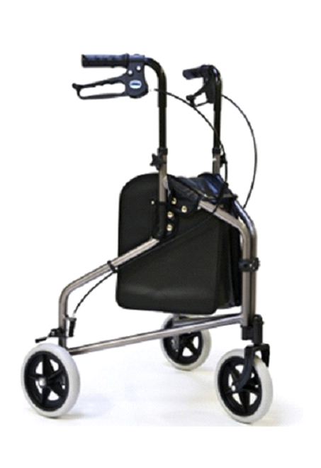 GF Health Products 609201P Lumex 3-Wheel Pewter Walk Assist Cruiser