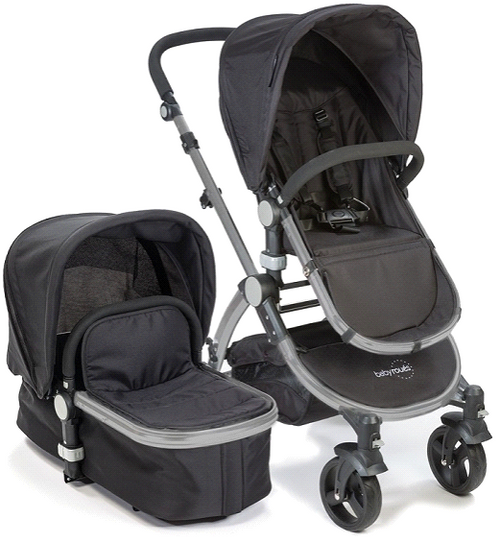 Baby Roues LeTour II Lightweight Compact Stroller w/ Bassinet