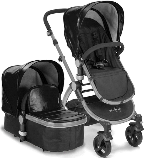 Baby Roues LeTour Lux II Lightweightt Compact Stroller w/ Bassinet