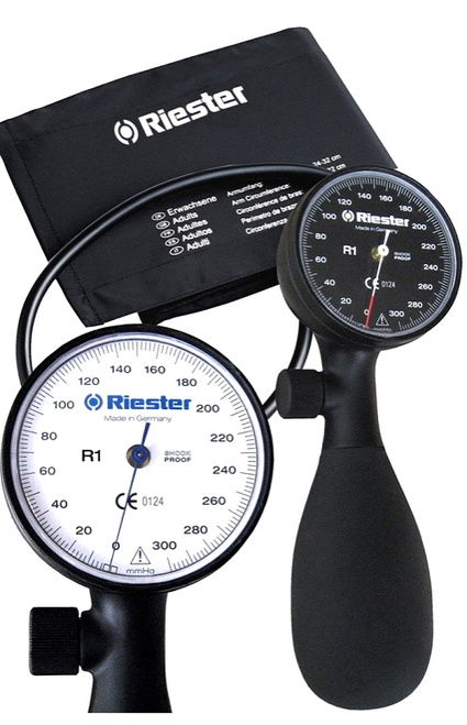 Riester 1250-107 R1 Shock-Proof Blood Pressure Aneroid Sphygmomanometer