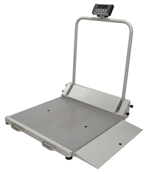 HealthOMeter 2600KL Clinical Digital Display Wheelchair Ramp Floor Scale