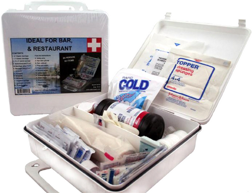 Elite First Aid FA112 White Series 24 Person Aid Kit