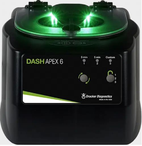 Drucker Diagnostics Dash Apex 6 Compact STAT Centrifuge