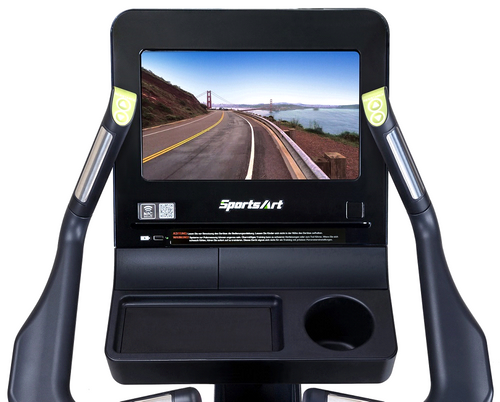 SportsArt C574U-13 Elite Senza Touchscreen Cardio Upright Cycle Bike