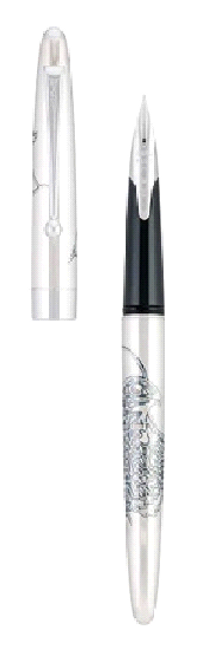 Namiki Sterling Silver Hawk Medium Fountain Pen