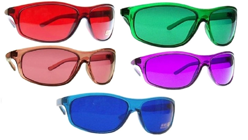 Color Therapy Pro Style Complete Set Of 5 Glasses