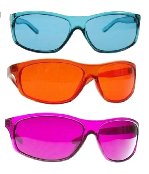 Color Therapy Pro Style Complete Set Of 3 Glasses