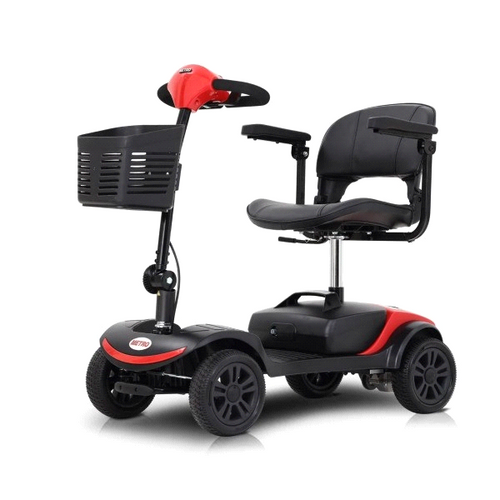 Metro Mobility M1 Lite Red Lightweight Folding Mobility Scooter