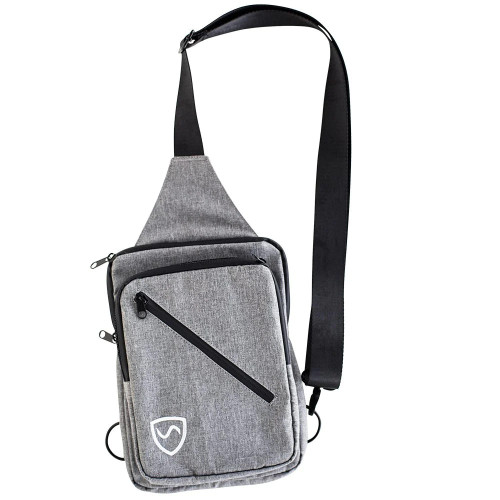 Shield Your Body SYB Grey EMF Blocking Anti Radiation Protection Sling Bag