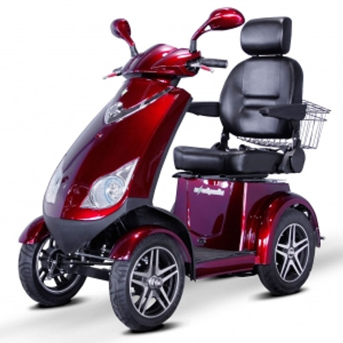 EWheels Dealers EW72 FOUR WHEEL SCOOTER (EW-72 Red) Shipping included
