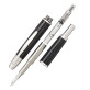 Namiki Pilot Vanishing Point Black Carbonesque / Rhodium Fountain Pen - Rhodium Plated 18k Gold Nib Namiki Pilot Vanishing Point Black Carbonesque / Rhodium Fountain Pen - Rhodium Plated 18k Gold Nib