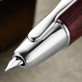 Namiki Pilot  Vanishing Point Birchwood Red Fountain Pen - Retractable Rhodium Plated 18k Gold Nib