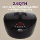 GemOro 1787-D 2.6 Quart Heated Ultrasonic Jewelry Cleaner with Digital Degassing
