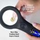 GemOro iView 2612 Handheld LED Illuminated Ultraviolet Dual Magnifier 5X, 10X