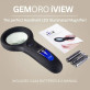 GemOro iView 2612 Handheld LED Illuminated Ultraviolet Dual Magnifier 5X, 10X